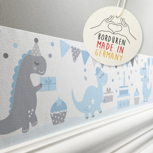 lovely label Dinoparty Dinosaurier Bordüre Kinderzimmerbordüre Borte Tapetenbordüre Wanddeko Kinderzimmer Wanddeko Babyzimmer Wandbordüre Tapete Wandtatoo Wandsticker Poster Wand.jpg