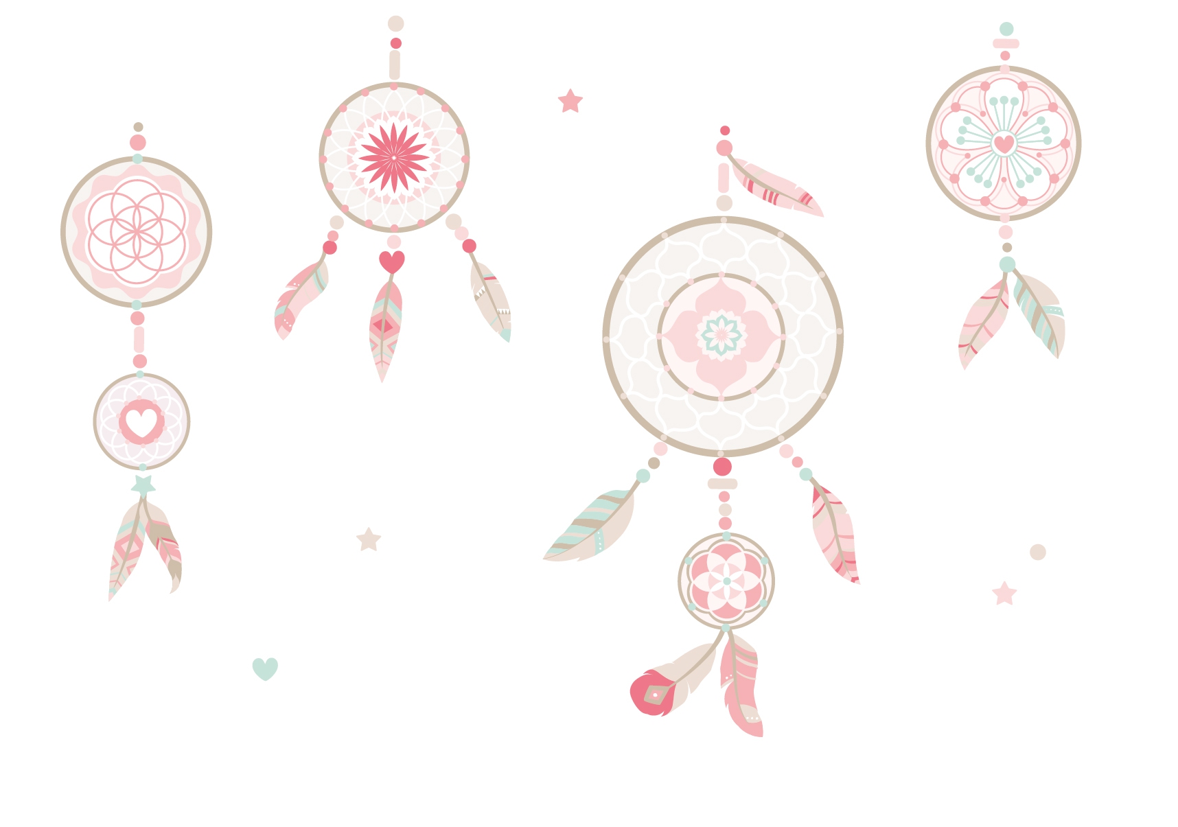 Made in Germany Wanddeko Baby lovely label Wandtattoo Kinderzimmer Kinder Mädchen Wandsticker Kinderzimmer selbstklebend Tiere on Tour rosa//beige//gelb Babyzimmer Deko